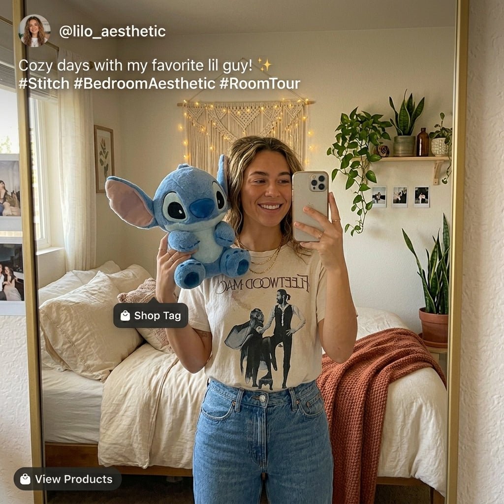 Peluche Stitch Bleu Ultra Douce – 32 cm ou 40 cm | Idée Cadeau Maroc - MASOLU PELUCHE