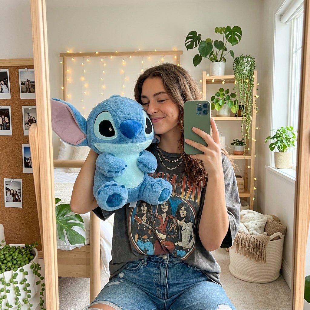 Peluche Stitch Bleu Ultra Douce – 32 cm ou 40 cm | Idée Cadeau Maroc - MASOLU PELUCHE