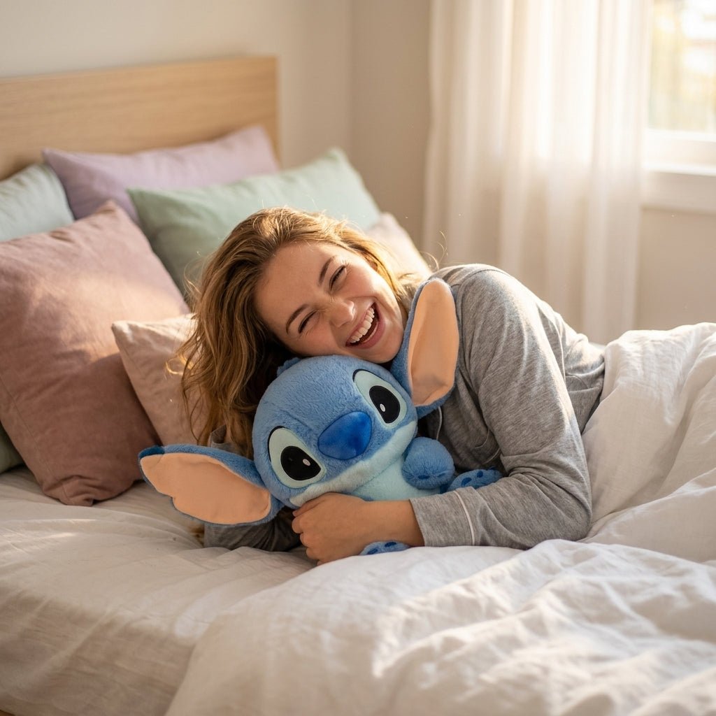 Peluche Stitch Bleu Ultra Douce – 32 cm ou 40 cm | Idée Cadeau Maroc - MASOLU PELUCHE