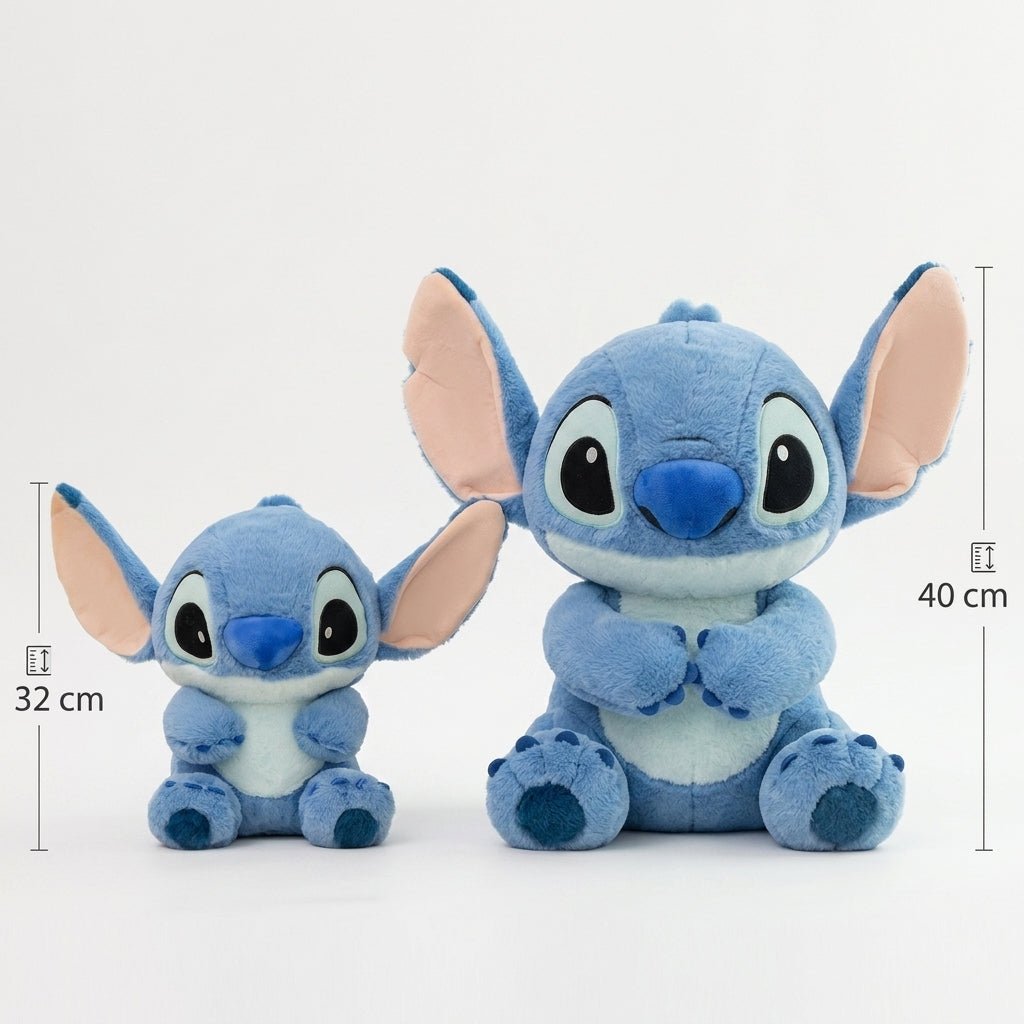 Peluche Stitch Bleu Ultra Douce – 32 cm ou 40 cm | Idée Cadeau Maroc - MASOLU PELUCHE