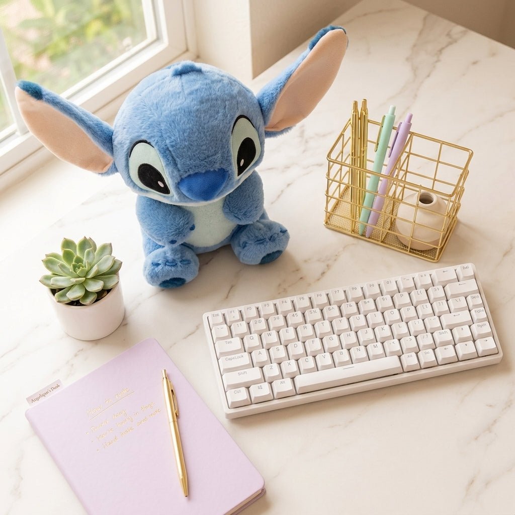 Peluche Stitch Bleu Ultra Douce – 32 cm ou 40 cm | Idée Cadeau Maroc - MASOLU PELUCHE