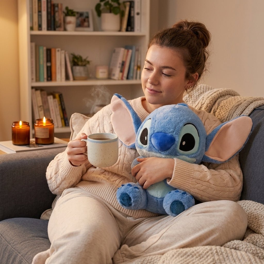 Peluche Stitch Bleu Ultra Douce – 32 cm ou 40 cm | Idée Cadeau Maroc - MASOLU PELUCHE