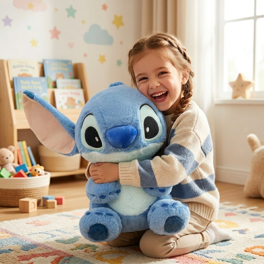 Peluche Stitch Bleu Ultra Douce – 32 cm ou 40 cm | Idée Cadeau Maroc - MASOLU PELUCHE