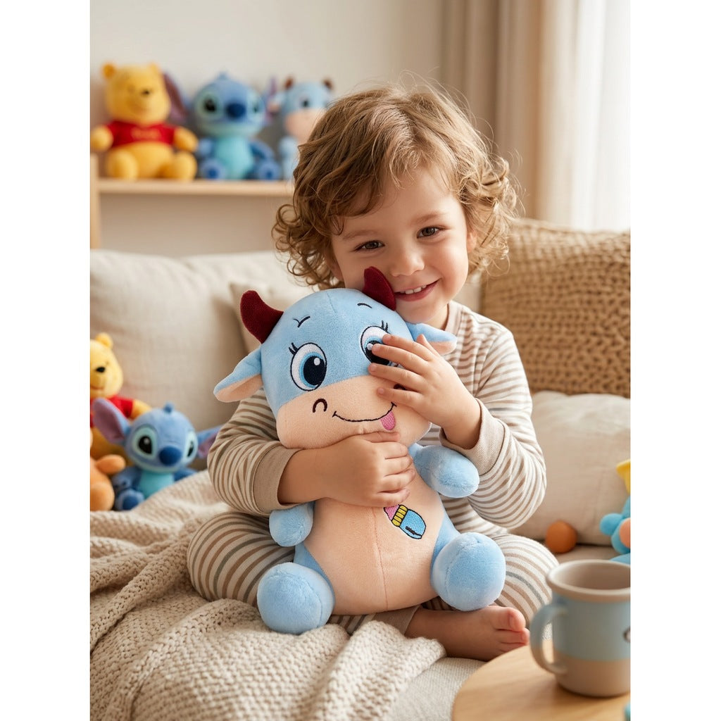 Peluche Vache Bébé 20cm – Masolu