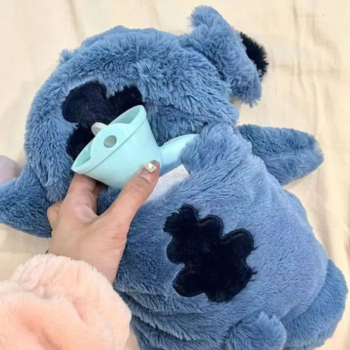 Peluche avec Bouilotte Angel ou Stitch