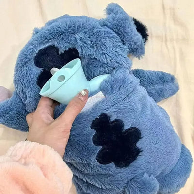 Peluche avec Bouilotte Angel ou Stitch