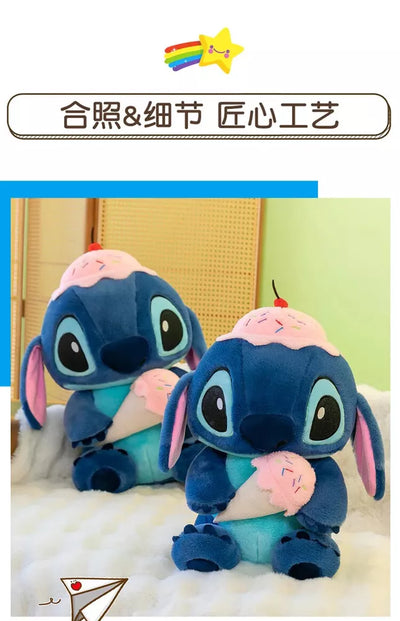 Peluche Stitch Ice Cream | 30-40 cm de douceur Disney